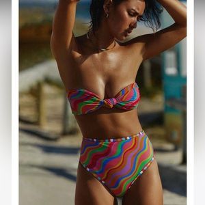 NEW - It’s Now Cool - High waisted Rainbow Bottoms